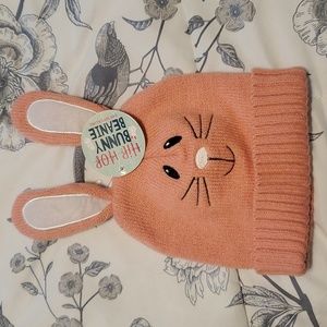 Adorable Pink Bunny Beanie for Kids